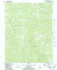 Proctor Creek Missouri Historical topographic map, 1:24000 scale, 7.5 X 7.5 Minute, Year 1983