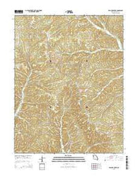 Proctor Creek Missouri Current topographic map, 1:24000 scale, 7.5 X 7.5 Minute, Year 2015