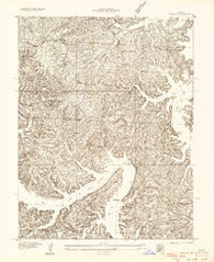 Purvis Missouri Historical topographic map, 1:24000 scale, 7.5 X 7.5 Minute, Year 1934