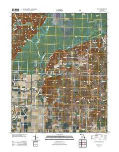 Puxico Missouri Historical topographic map, 1:24000 scale, 7.5 X 7.5 Minute, Year 2012