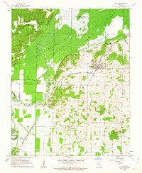 Puxico Missouri Historical topographic map, 1:24000 scale, 7.5 X 7.5 Minute, Year 1962