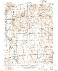Puxico Missouri Historical topographic map, 1:62500 scale, 15 X 15 Minute, Year 1934