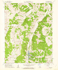 Pyrmont Missouri Historical topographic map, 1:24000 scale, 7.5 X 7.5 Minute, Year 1961