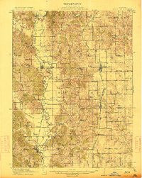 Queen City Missouri Historical topographic map, 1:62500 scale, 15 X 15 Minute, Year 1913