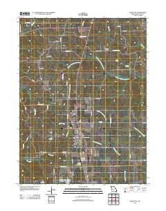Queen City Missouri Historical topographic map, 1:24000 scale, 7.5 X 7.5 Minute, Year 2012