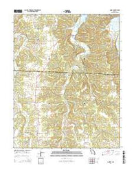 Quincy Missouri Current topographic map, 1:24000 scale, 7.5 X 7.5 Minute, Year 2014