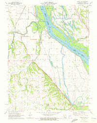 Quincy SW Missouri Historical topographic map, 1:24000 scale, 7.5 X 7.5 Minute, Year 1971