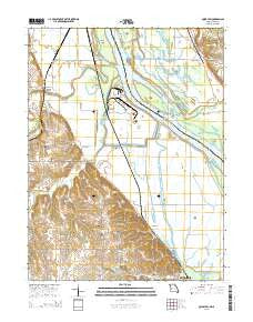 Quincy SW Missouri Current topographic map, 1:24000 scale, 7.5 X 7.5 Minute, Year 2015