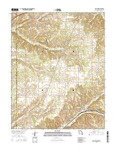 Racine Missouri Current topographic map, 1:24000 scale, 7.5 X 7.5 Minute, Year 2015