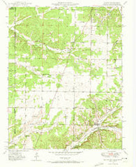 Racine Missouri Historical topographic map, 1:24000 scale, 7.5 X 7.5 Minute, Year 1949