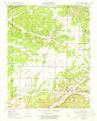 Racine Missouri Historical topographic map, 1:24000 scale, 7.5 X 7.5 Minute, Year 1949