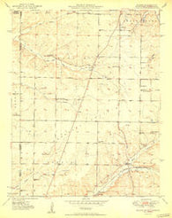 Racine Missouri Historical topographic map, 1:24000 scale, 7.5 X 7.5 Minute, Year 1950