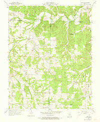 Rader Missouri Historical topographic map, 1:24000 scale, 7.5 X 7.5 Minute, Year 1956