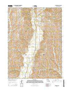 Ravenwood Missouri Current topographic map, 1:24000 scale, 7.5 X 7.5 Minute, Year 2014