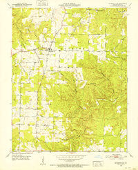 Raymondville Missouri Historical topographic map, 1:24000 scale, 7.5 X 7.5 Minute, Year 1951