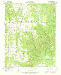 Raymondville Missouri Historical topographic map, 1:24000 scale, 7.5 X 7.5 Minute, Year 1951