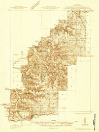 Raymondville Missouri Historical topographic map, 1:48000 scale, 15 X 15 Minute, Year 1936
