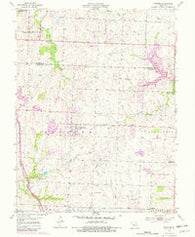 Raymore Missouri Historical topographic map, 1:24000 scale, 7.5 X 7.5 Minute, Year 1954