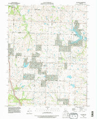 Raymore Missouri Historical topographic map, 1:24000 scale, 7.5 X 7.5 Minute, Year 1990