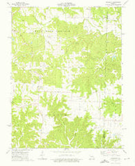 Readsville Missouri Historical topographic map, 1:24000 scale, 7.5 X 7.5 Minute, Year 1973