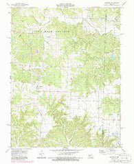 Readsville Missouri Historical topographic map, 1:24000 scale, 7.5 X 7.5 Minute, Year 1973
