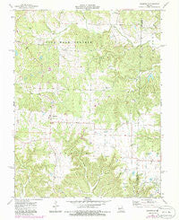 Readsville Missouri Historical topographic map, 1:24000 scale, 7.5 X 7.5 Minute, Year 1973