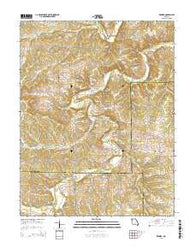 Redbird Missouri Current topographic map, 1:24000 scale, 7.5 X 7.5 Minute, Year 2015