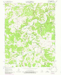 Redbird Missouri Historical topographic map, 1:24000 scale, 7.5 X 7.5 Minute, Year 1962