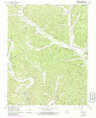 Redford Missouri Historical topographic map, 1:24000 scale, 7.5 X 7.5 Minute, Year 1968