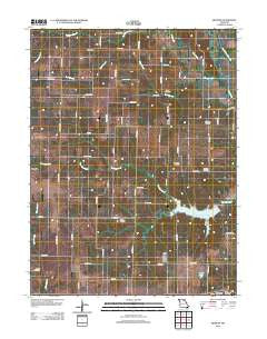 Redman Missouri Historical topographic map, 1:24000 scale, 7.5 X 7.5 Minute, Year 2012