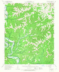 Reeds Spring Missouri Historical topographic map, 1:24000 scale, 7.5 X 7.5 Minute, Year 1956