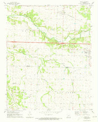 Reeds Missouri Historical topographic map, 1:24000 scale, 7.5 X 7.5 Minute, Year 1971