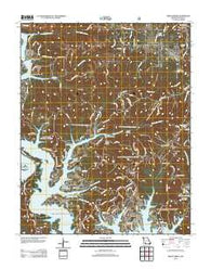 Reeds Spring Missouri Historical topographic map, 1:24000 scale, 7.5 X 7.5 Minute, Year 2012