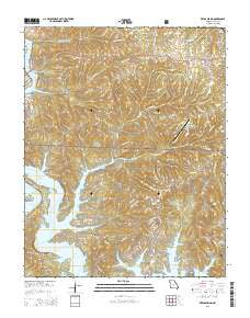 Reeds Spring Missouri Current topographic map, 1:24000 scale, 7.5 X 7.5 Minute, Year 2015