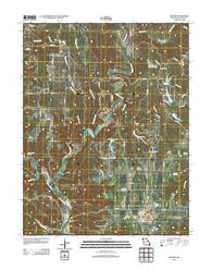 Reform Missouri Historical topographic map, 1:24000 scale, 7.5 X 7.5 Minute, Year 2012