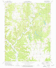 Reform Missouri Historical topographic map, 1:24000 scale, 7.5 X 7.5 Minute, Year 1975