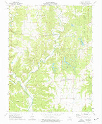 Reform Missouri Historical topographic map, 1:24000 scale, 7.5 X 7.5 Minute, Year 1975