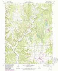 Reform Missouri Historical topographic map, 1:24000 scale, 7.5 X 7.5 Minute, Year 1975