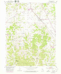 Renick Missouri Historical topographic map, 1:24000 scale, 7.5 X 7.5 Minute, Year 1953