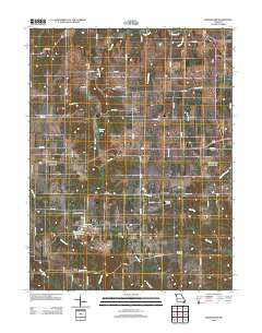 Rensselaer Missouri Historical topographic map, 1:24000 scale, 7.5 X 7.5 Minute, Year 2012