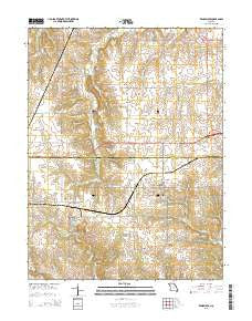 Rensselaer Missouri Current topographic map, 1:24000 scale, 7.5 X 7.5 Minute, Year 2015