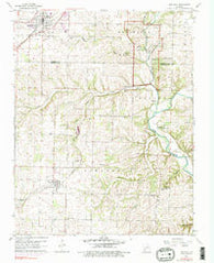 Republic Missouri Historical topographic map, 1:24000 scale, 7.5 X 7.5 Minute, Year 1960