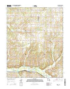 Rescue Missouri Current topographic map, 1:24000 scale, 7.5 X 7.5 Minute, Year 2015