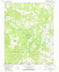 Rhodes Mountain Missouri Historical topographic map, 1:24000 scale, 7.5 X 7.5 Minute, Year 1980