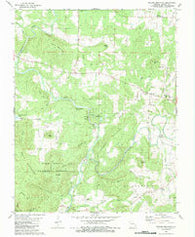 Rhodes Mountain Missouri Historical topographic map, 1:24000 scale, 7.5 X 7.5 Minute, Year 1980
