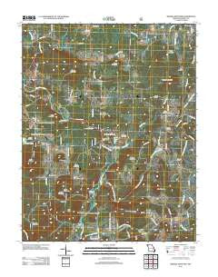 Rhodes Mountain Missouri Historical topographic map, 1:24000 scale, 7.5 X 7.5 Minute, Year 2011