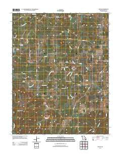 Rhyse Missouri Historical topographic map, 1:24000 scale, 7.5 X 7.5 Minute, Year 2011
