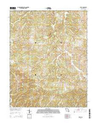 Rhyse Missouri Current topographic map, 1:24000 scale, 7.5 X 7.5 Minute, Year 2015