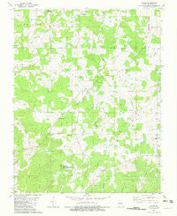 Rhyse Missouri Historical topographic map, 1:24000 scale, 7.5 X 7.5 Minute, Year 1981