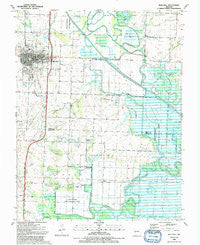 Rich Hill Missouri Historical topographic map, 1:24000 scale, 7.5 X 7.5 Minute, Year 1991
